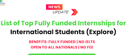 Listed below are the 2025 Summer Internships that are fully funded