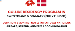 Residency Program in Switzerland & Denmark in 2025 (Fully Funded)